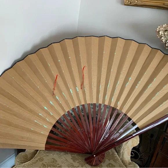 Vintage Asian Paper Fan
